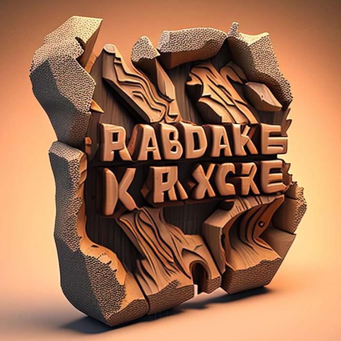 3D model Rock of Ages 3 Make Break game (STL)